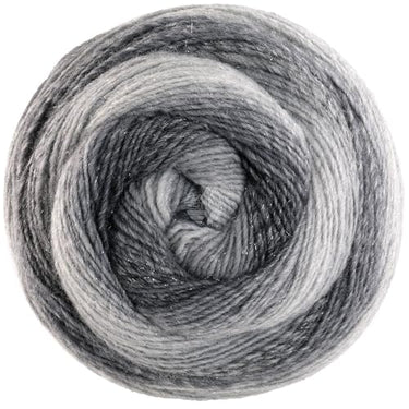 LANA GROSSA Gomitolo Gala | Wicking yarn in a color gradient with a subtle lurex effect | Hand-knitting yarn made of 60% virgin wool, 38% polyacrylic & 2% polyester | 200g wool for knitting & crocheting | 700m yarn on sale